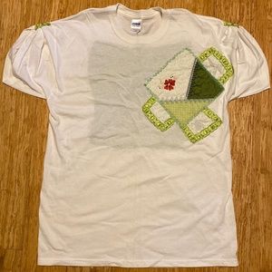 Hand decorated shirt Handmade by Carla